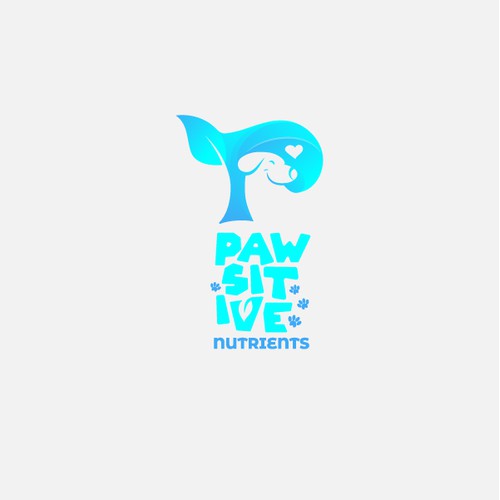 Logo design concept for pet food company.