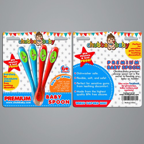 Baby Spoon Packaging Design 