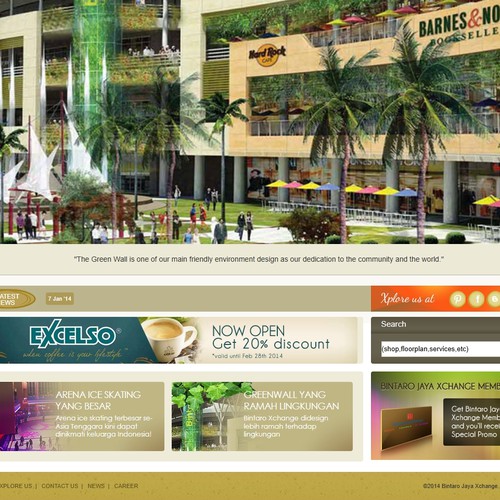 web design bxc mall ver.01 - 2013