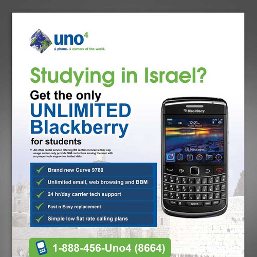 Uno4 Phone Rental needs a new design