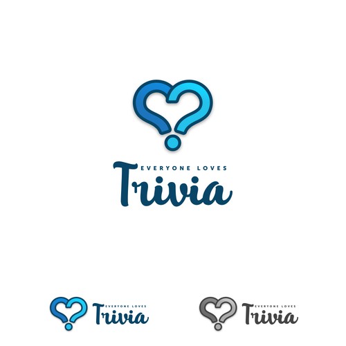 Logo concept for trivia subscription service