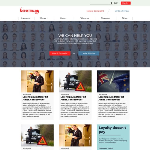 Web Design for Spokesman