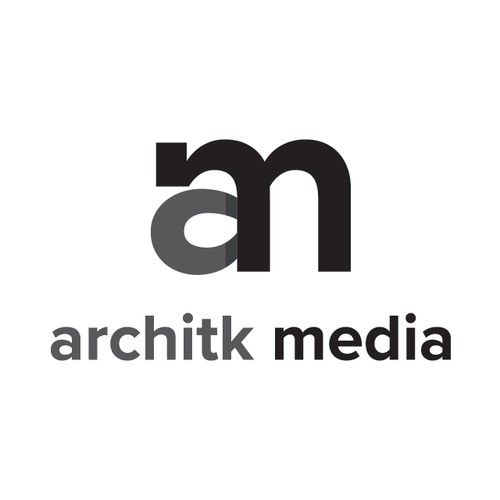 Monogram logo proposal for Architk Media