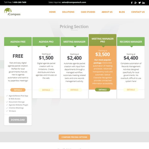 Build Pricing Page for a Growing SaaS Company - Award Winner Guaranteed!