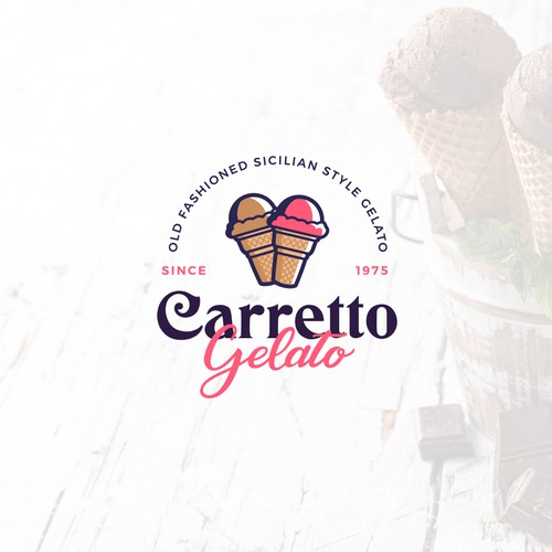 Gelato Retro Badge 