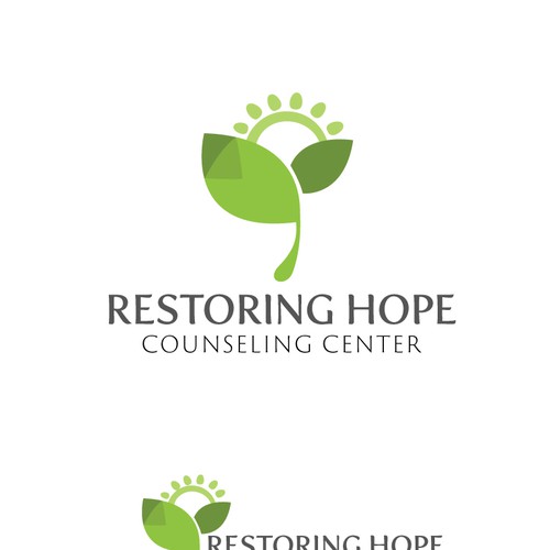organic, modern logo for counseling center