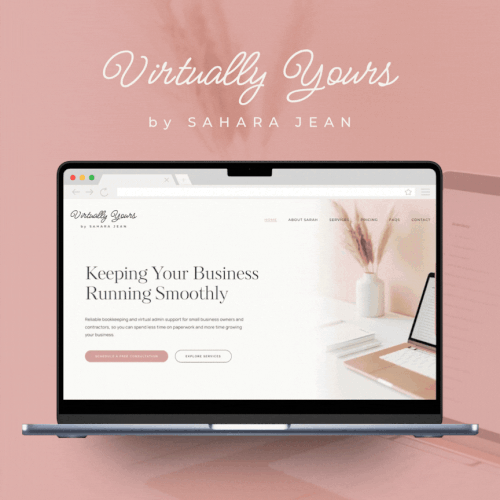 Virtually Yours Website