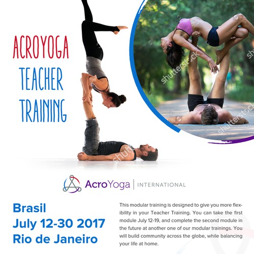 Acroyoga flyer design