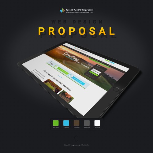 Ninemire Group Homepage Design