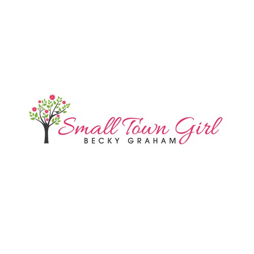 Create a blog image for a small town girl who points/encourages people in their relationship God