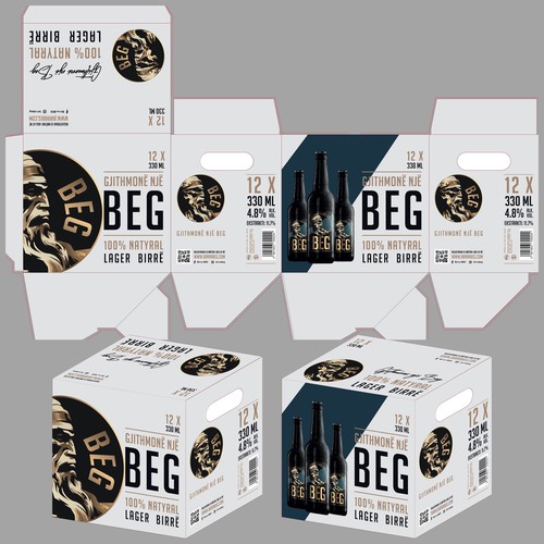 12 pack Beer Box