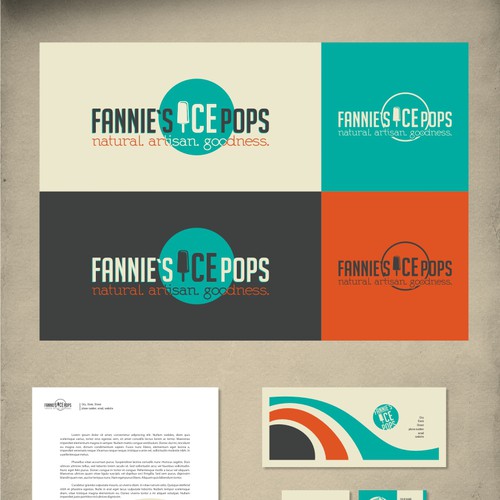 Brand ID Pack: help us create a vintage, yet hip, logo for our ice pops.