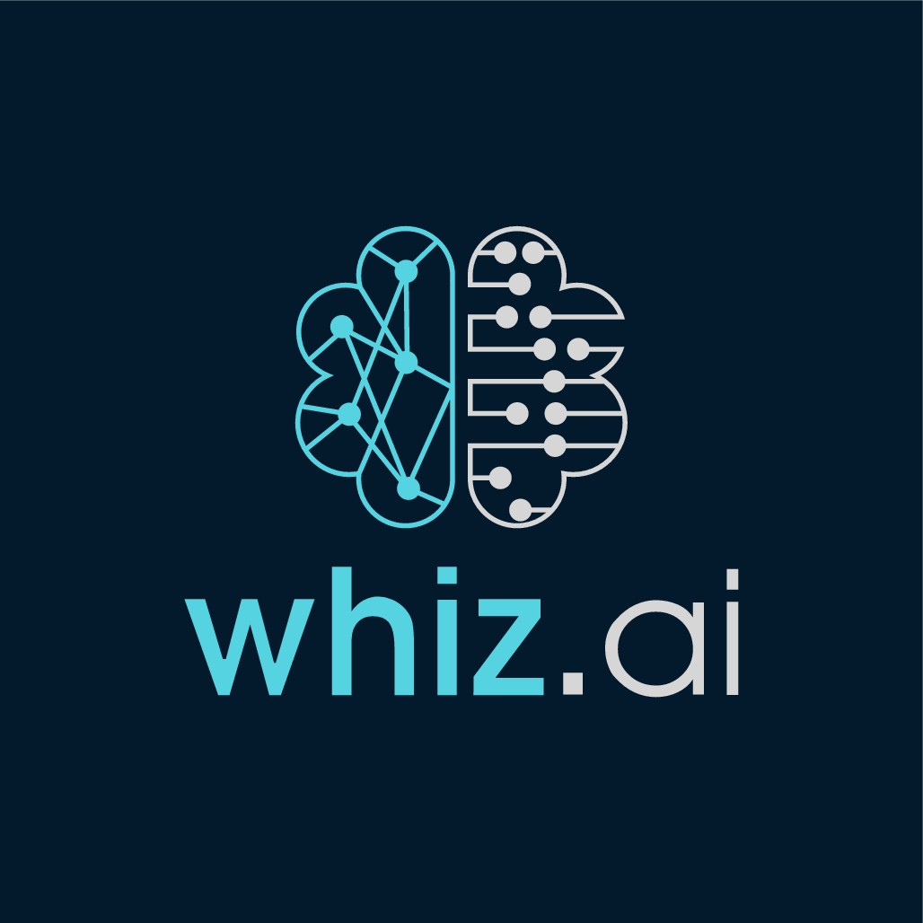A futuristic logo for Enterprise Artificial Intelligence based assistant for business executives