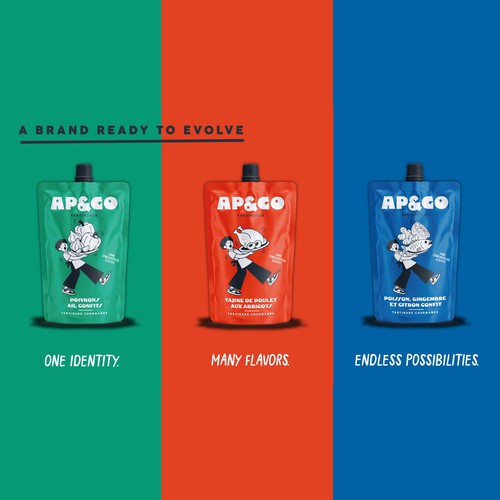 AP&GO — Food Packaging & Flavor Identity System