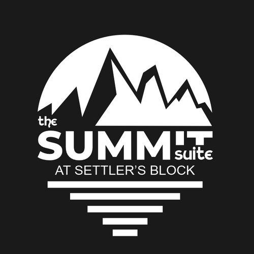 Logo for our luxury Airbnb unit in the mountains