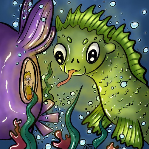 Underwater dragon