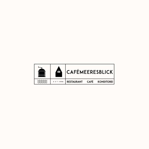 Bold logo for coffee shop