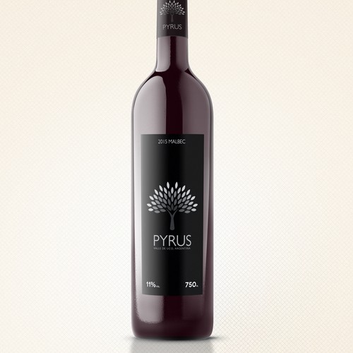 wine label design
