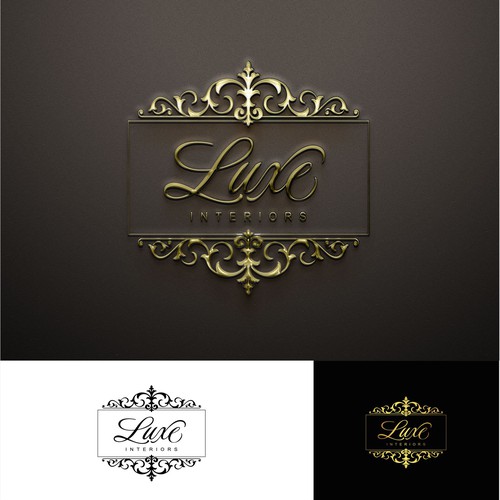 Luxe Interiors logo design