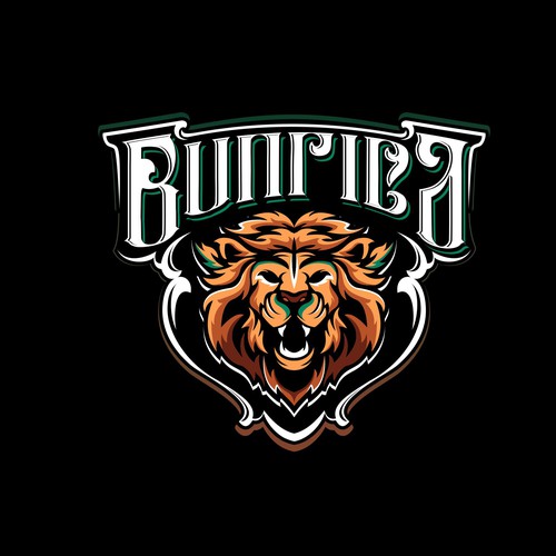 Lettering and mascout logo