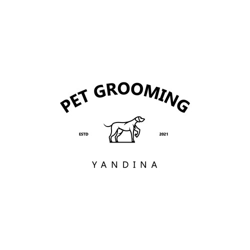 Strong, Modern, Simple Logo for Pet Grooming by Yandina