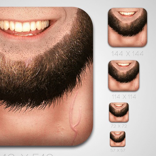 Icon Design for iOS Beardify Me