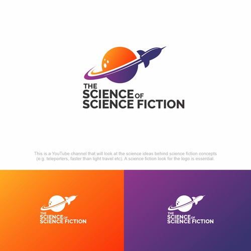 Conceito pra logotipo para canal do Youtube sobre ficção científica.