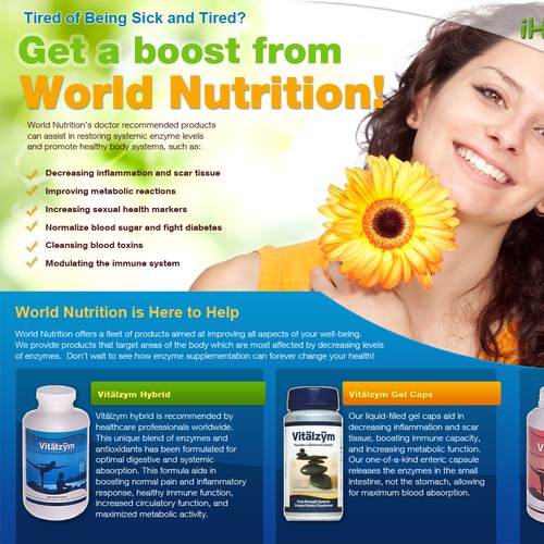 World nutrition iherb flyer