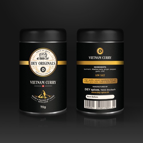 DEY Originals Label Design