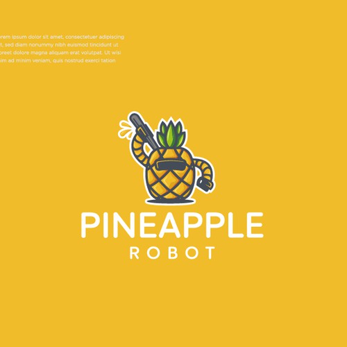 pineapple robot logo