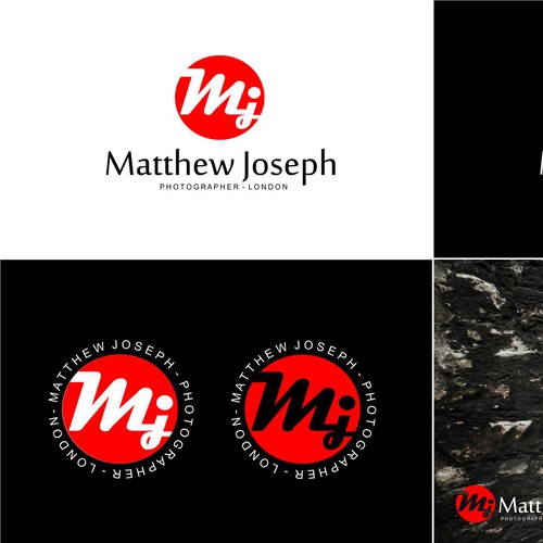 Create a simple, modern, high-end name-based logo for Photographer