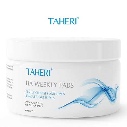  Skincare Product Label for Taheri products