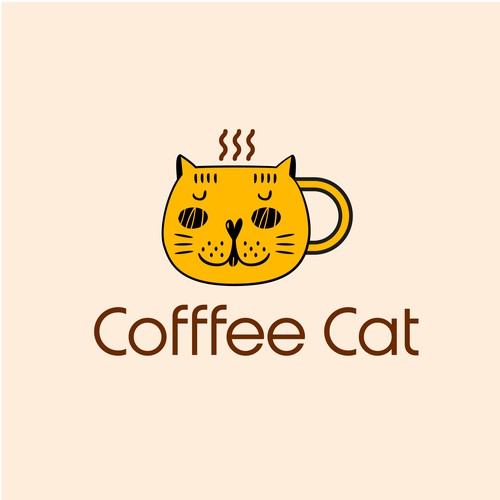 Logo design for a coffee café 