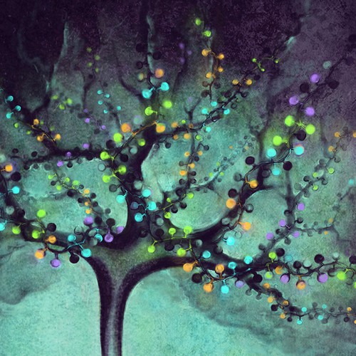 Illustration for the cover of prestigious neuroscience journal, Neuron