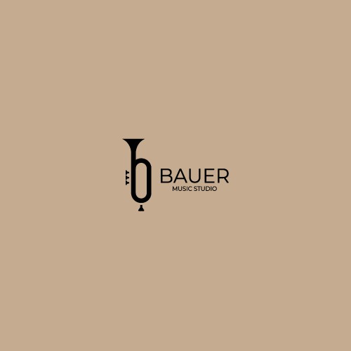 Elegant Music Studio Logo for Bauer