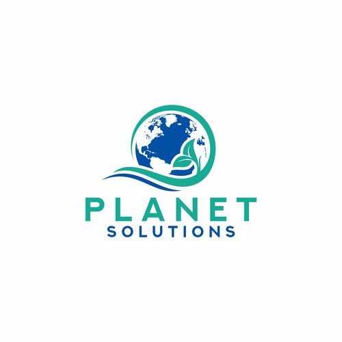 5 STAR RATING LOGO DESIGN - PLANET SOLUTIONS