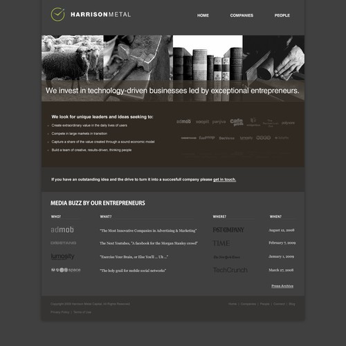 GUARANTEED - Site Design for Seed-Stage Venture Capital Fund