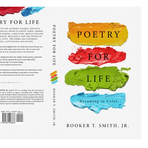 Poet needed Colorful Bookcover Design