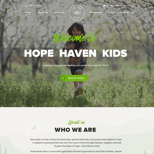 Hope Haven Kids Redesign