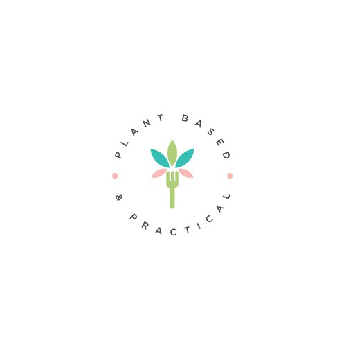 Modern, feminine and abstract logo for Plant Based & Practical