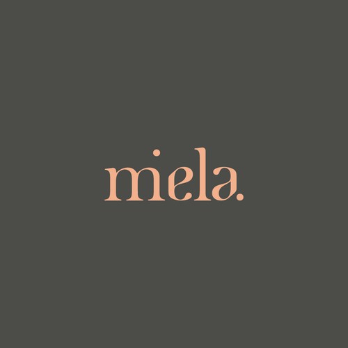 Logo concept for Miela providing holistic supplements and natural beauty products