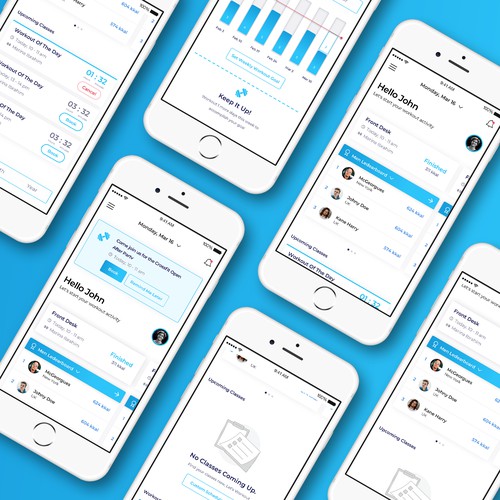 Workout app redesign
