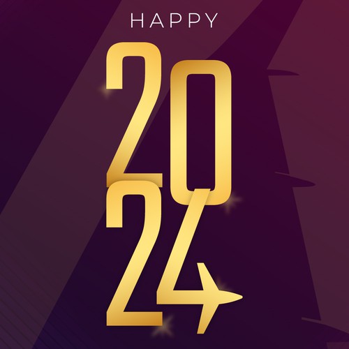 2024 New Year wish design 