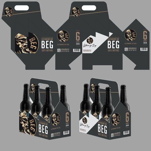 6 pack Beer Carrier Bag