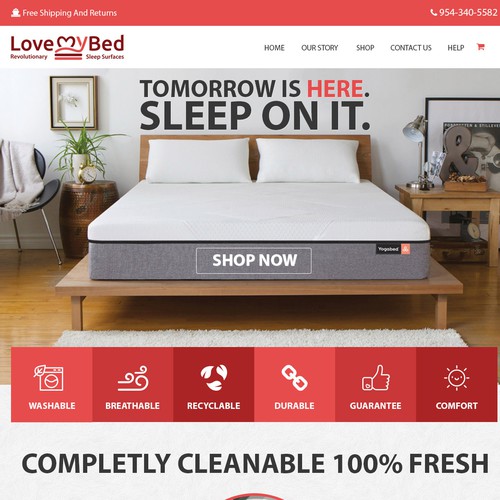LoveMyBed Template