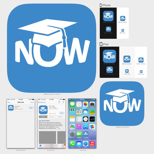 iOS Icon for On-Demand live video tutoring App