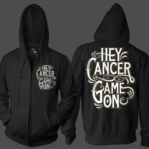 Zip-Up Hoodie Design for a Childhood Cancer NonProfit!
