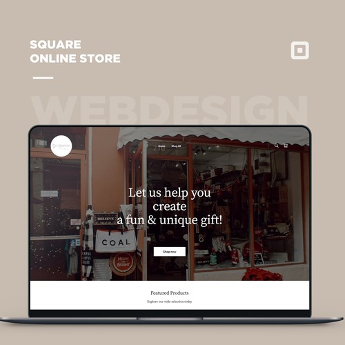 Gift shop website. Based on the Square Online Store platform.