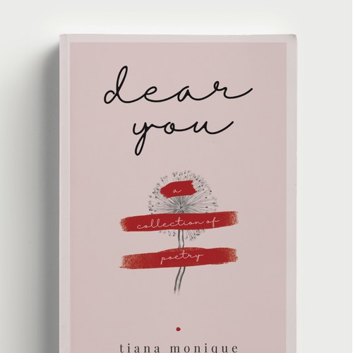 Dear you,  a minimalist poetry book cover