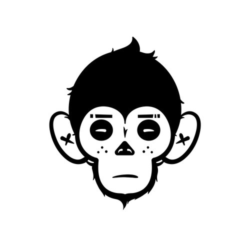 Monkey head logo